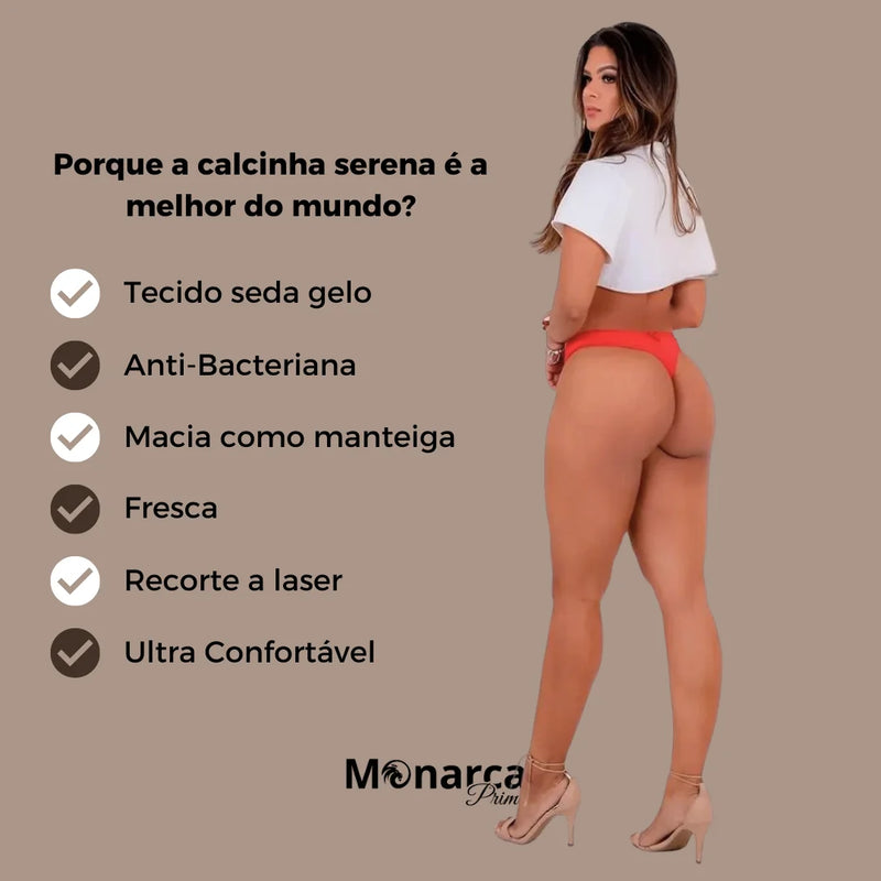 Kit Calcinha Serena De Seda Gelo [Compre 5 Leve 10]