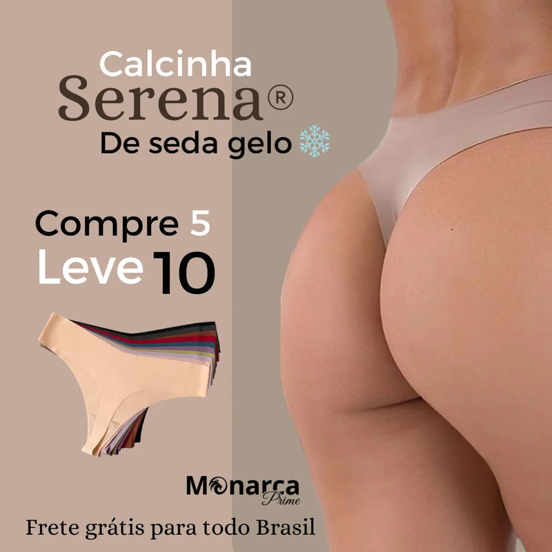 Kit Calcinha Serena De Seda Gelo [Compre 5 Leve 10]