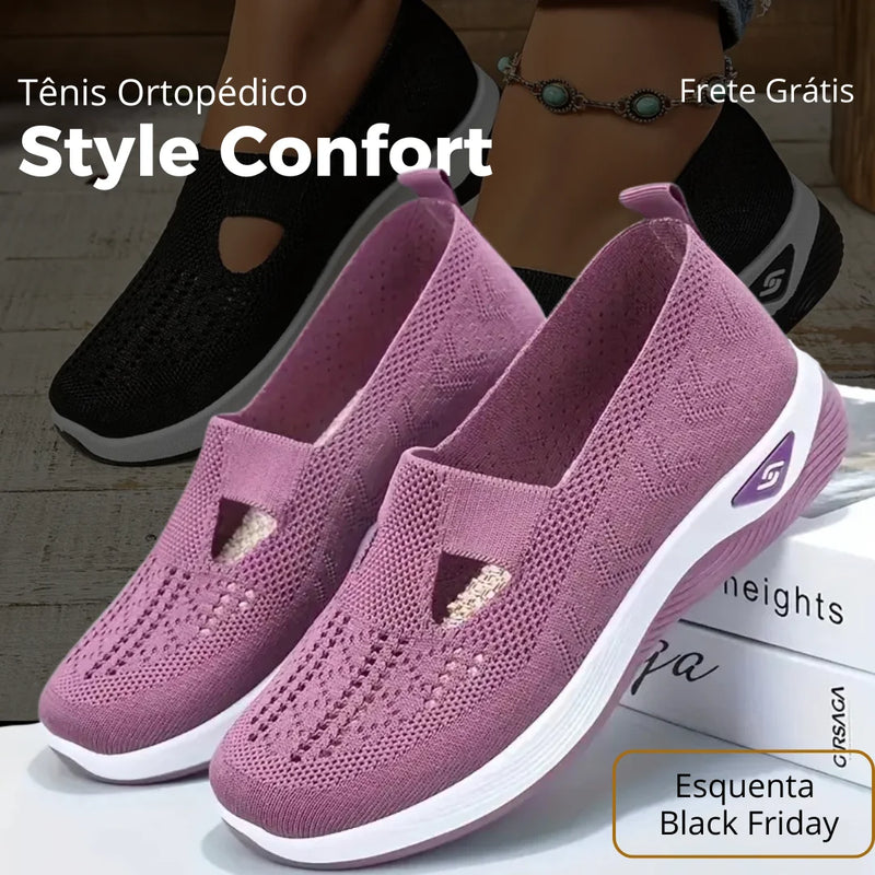 Tênis Ortopédico Style Confort® + [Brinde Exclusivo]