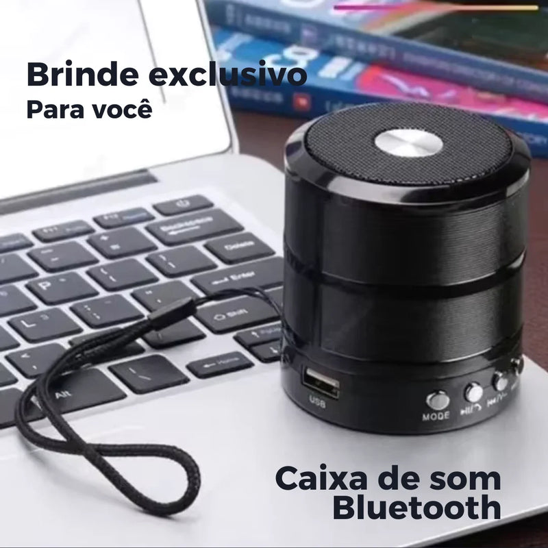 Fone Bluetooth - AlphaPod Pro + Brinde: Caixa De Som Bluetooth